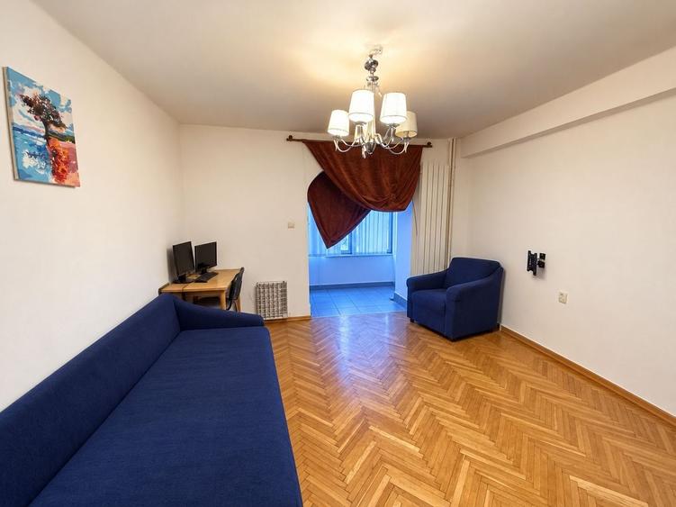 Apartament cu 2 camere nedecomandat, mobilat în Bălcescu