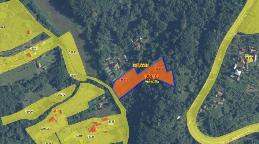 Teren Construcții intravilan de 5057 mp, în Milcoiu