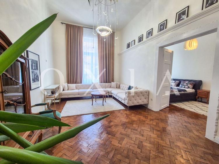 Apartament cu 2 camere semidecomandat, mobilat în Semicentral
