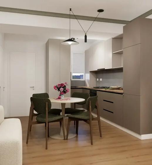 Apartament cu 2 camere semidecomandat, mobilat în Tineretului