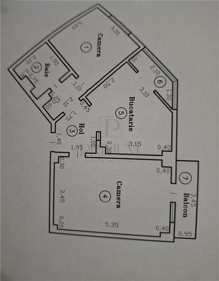 Apartament cu 2 camere decomandat, mobilat în Dâmbovița