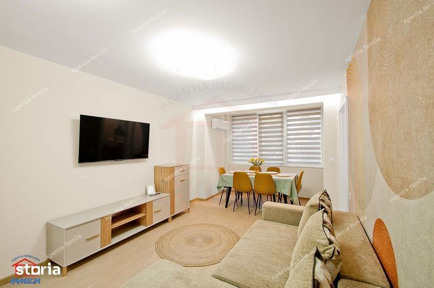 Apartament cu 3 camere, mobilat în Port