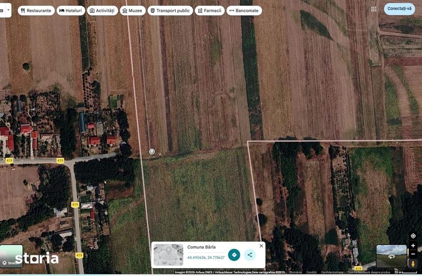 Teren de 1500 mp, în Bârla