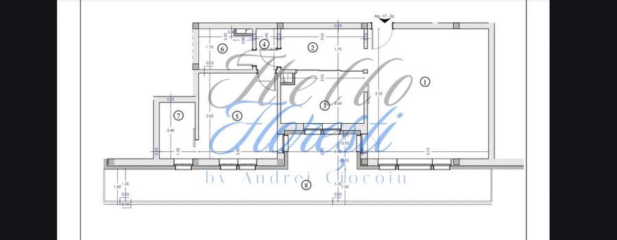 Apartament cu 2 camere, terasa si parcare in Floresti zona Tineretului - 1