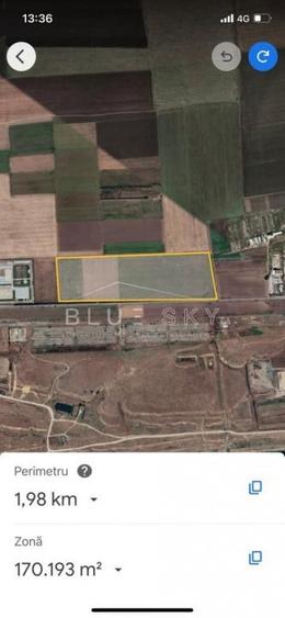 Teren agricol extravilan de 180000 mp, în Ovidiu