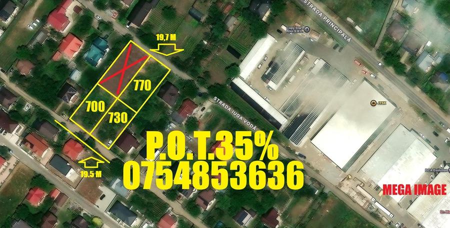 Teren Construcții intravilan de 770 mp, în Cug