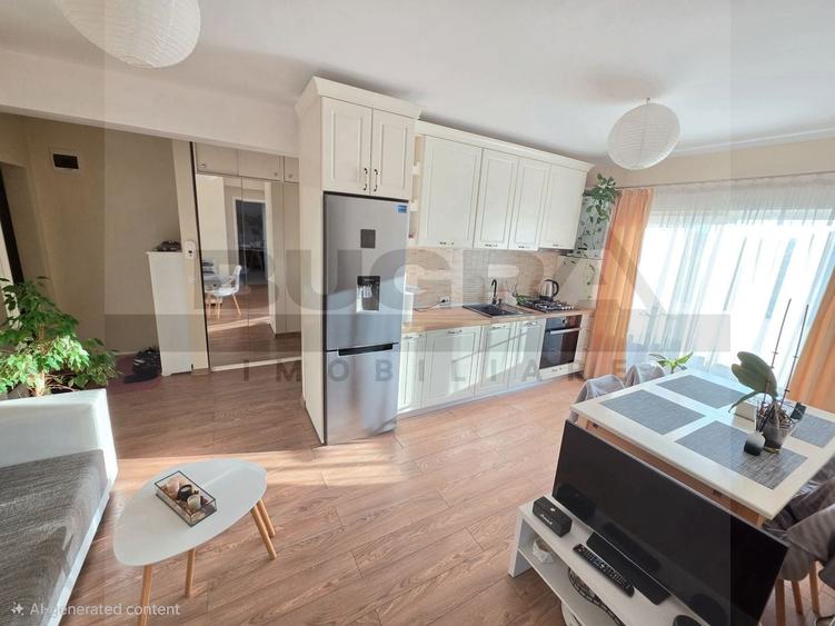 Apartament cu 3 camere semidecomandat în Apahida