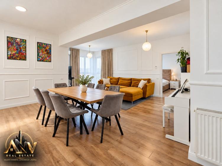 Apartament cu 3 camere decomandat, mobilat în Voluntari