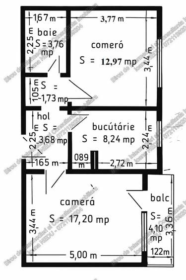 Apartament cu 2 camere decomandat în Tomis Nord