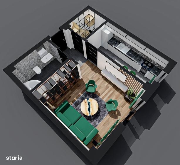 Bloc nou, apartament decomandat, etajul 2 - 10