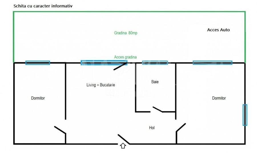 Apartament 3 camere de vanzare in Floresti - 10