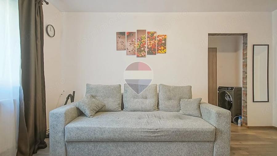 Apartament cu 2 camere semidecomandat în Florilor