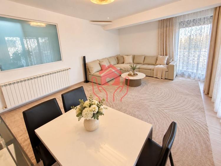 Apartament cu 3 camere decomandat, mobilat în Herăstrău
