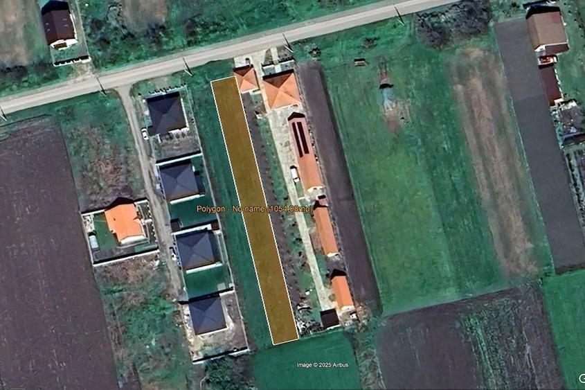 Teren de 1000 mp, în Parța