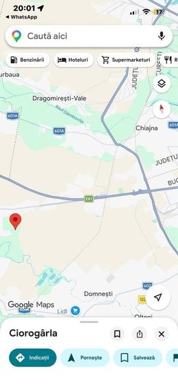 Teren Construcții intravilan de 450 mp, în Ciorogârla