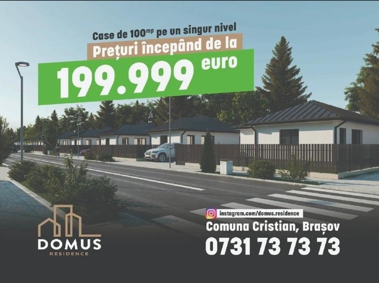 Casă individuală cu 3 camere cu Canalizare în Cristian