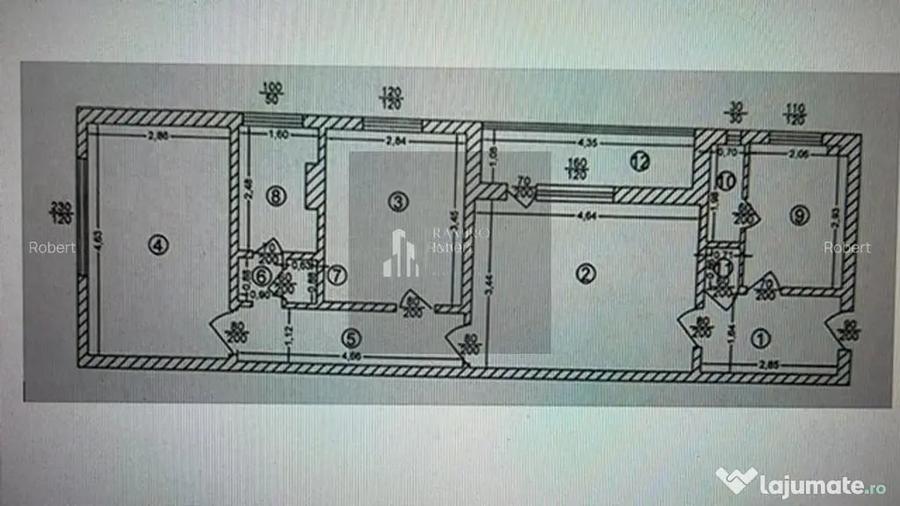 Apartament cu 3 camere semidecomandat în Alexandru Obregia