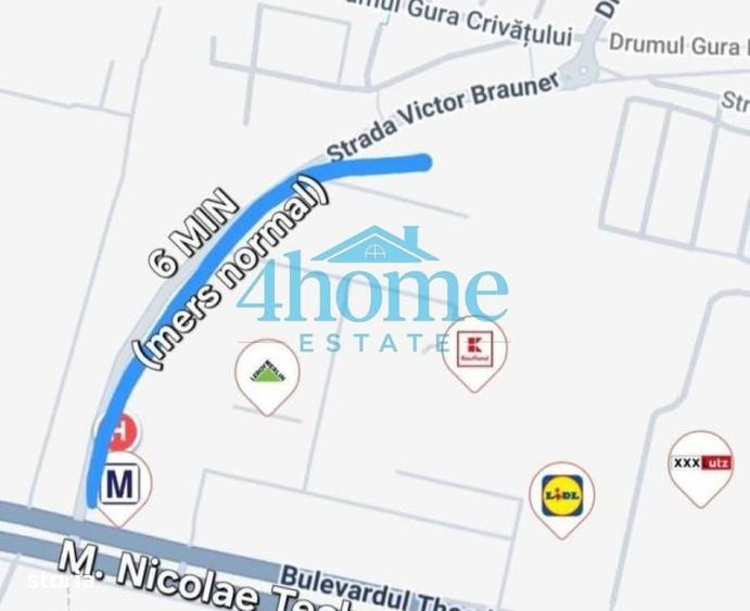 Apartament cu 2 camere în Theodor Pallady