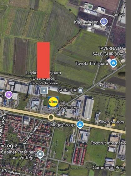 Teren agricol extravilan de 4000 mp, în Ghiroda