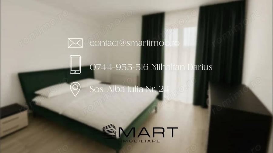 Apartament cu 3 camere decomandat, mobilat în Central