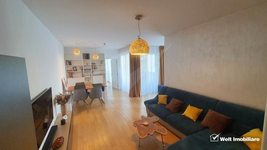 Apartament cu 2 camere semidecomandat, mobilat în Central