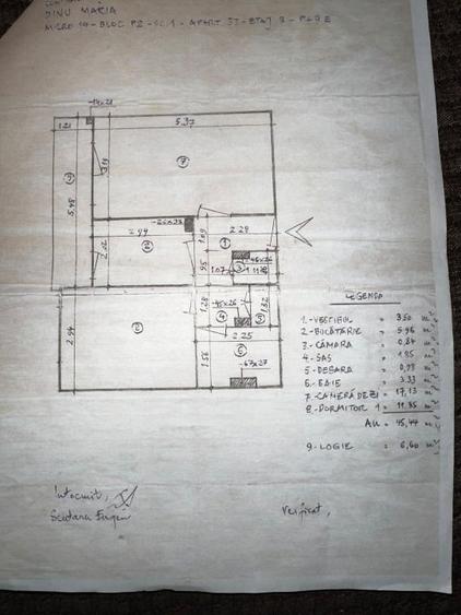 Proprietar – apartament 2 camere decomandat, Oțelarilor, et. 8, mobilat+utilat - 15