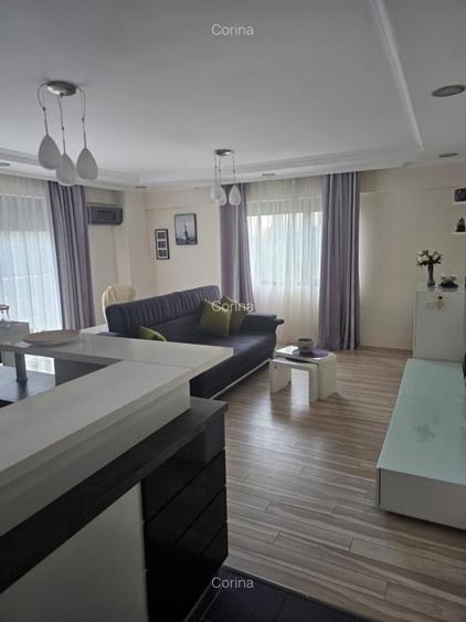 Apartament cu 3 camere semidecomandat, mobilat în Voluntari