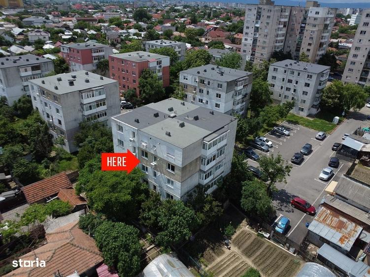 Apartament cu 3 camere decomandat în Micro 5