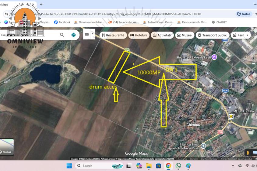 Teren agricol extravilan de 10000 mp, în Nord-Vest
