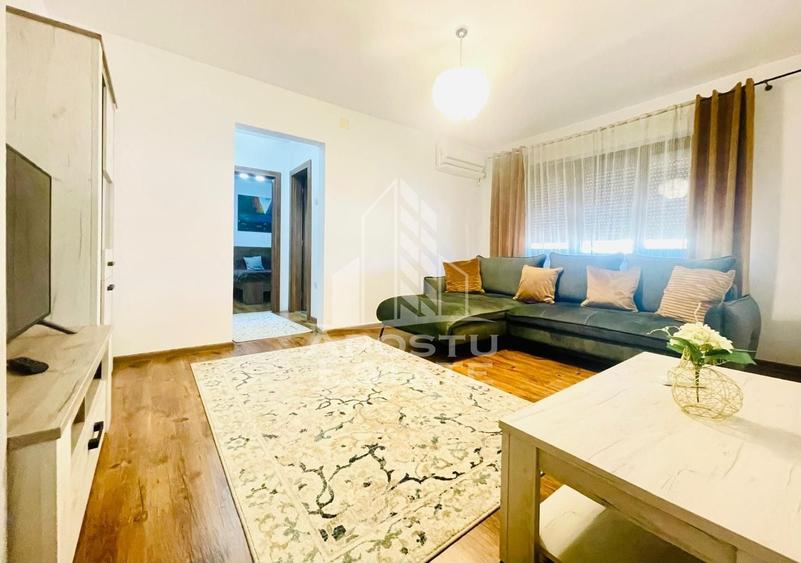 Apartament cu 2 camere semidecomandat, mobilat în Podgoria