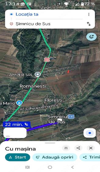 Teren de 800 mp, în Exterior Vest