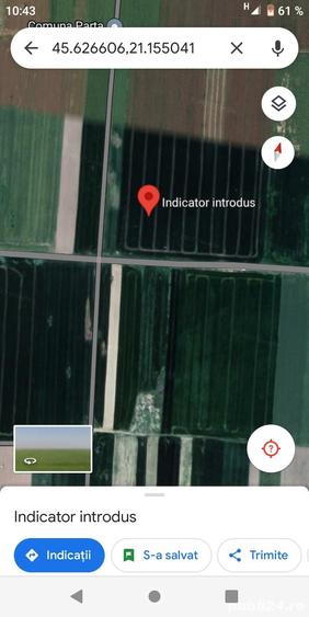 Teren de 48000 mp, în Parța