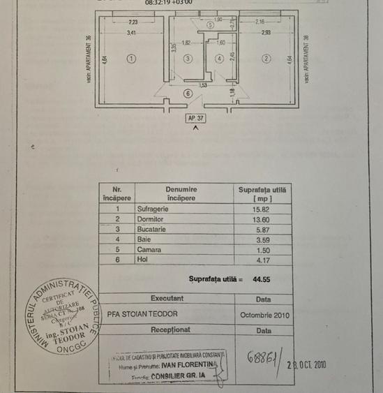 Apartament cu 2 camere decomandat în Gara