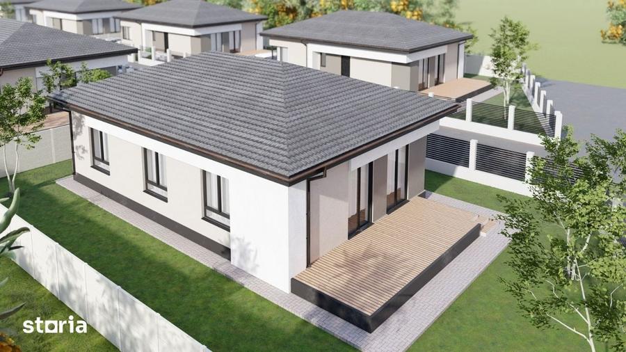 Casă cu 4 camere cu Teren 400 Mp în Clinceni