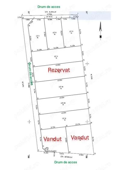 Teren de 5700 mp, în Central