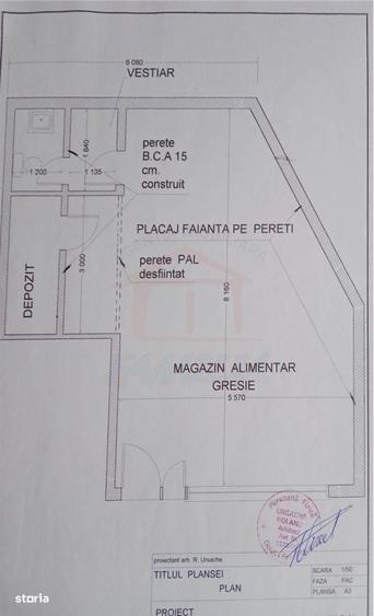 Spațiu comercial, de 53 mp, în Central