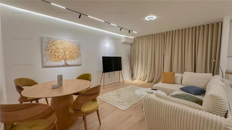 Apartament cu 3 camere decomandat, mobilat în Tractorul