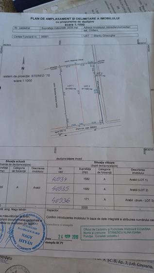 Teren intravilan Sf Gheorghe - 1