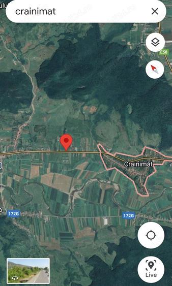 Teren de 6200 mp, în Crainimăt