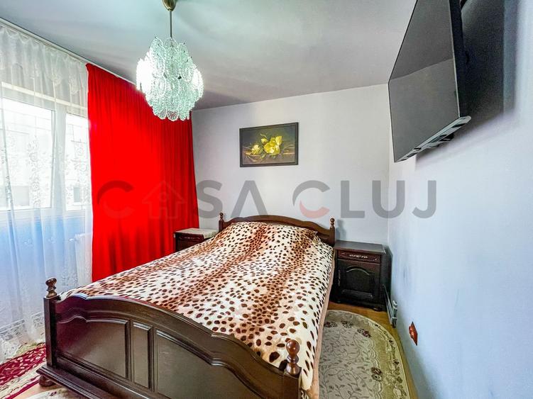 Apartament cu 4 camere semidecomandat, mobilat în Mănăștur