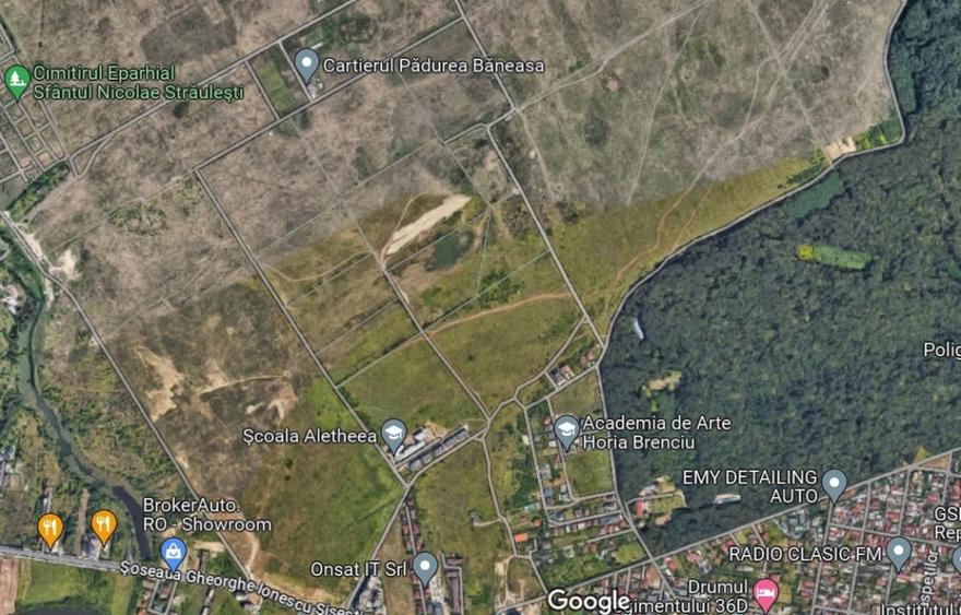 Teren Construcții intravilan de 1365 mp, în Băneasa