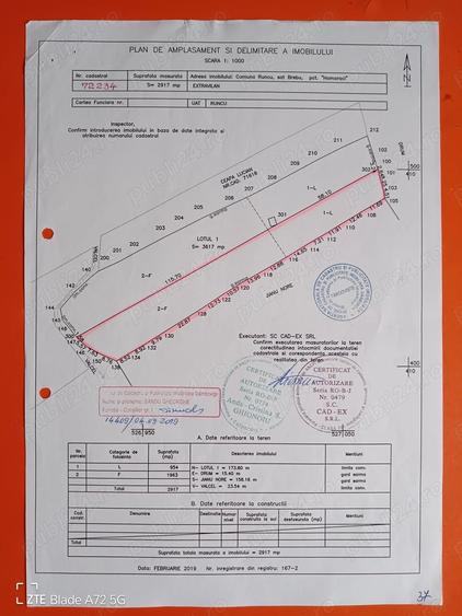 Teren de 490 mp, în Brebu