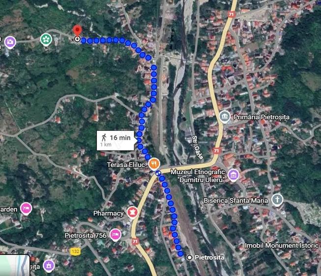Teren de 5000 mp, în Pietroșița
