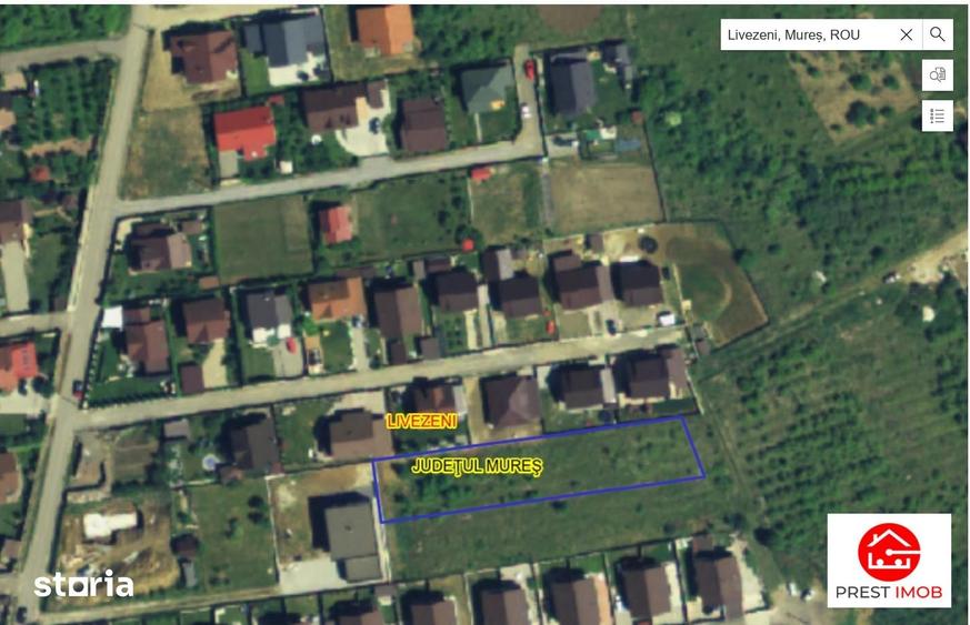 Teren de 1500 mp, în Livezeni