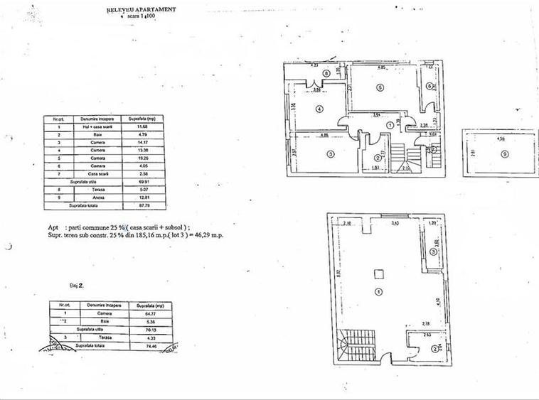 Duplex spatios cu 3 dormitoare, parcare si boxa | Floreasca. - 22