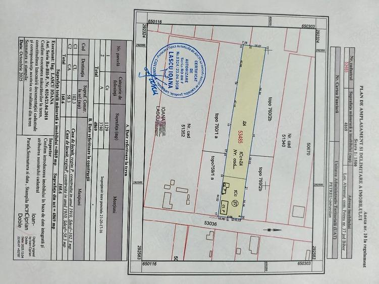 Casă cu Teren 4869 Mp în Abram