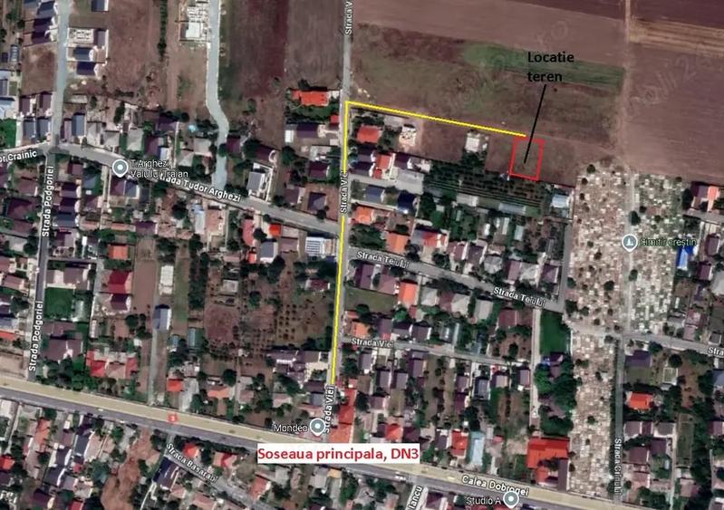 Teren de 500 mp, în Valu lui Traian