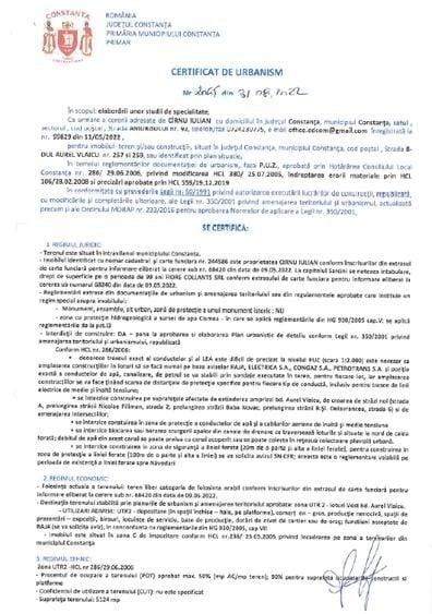 Teren de 5200 mp, în Aurel Vlaicu