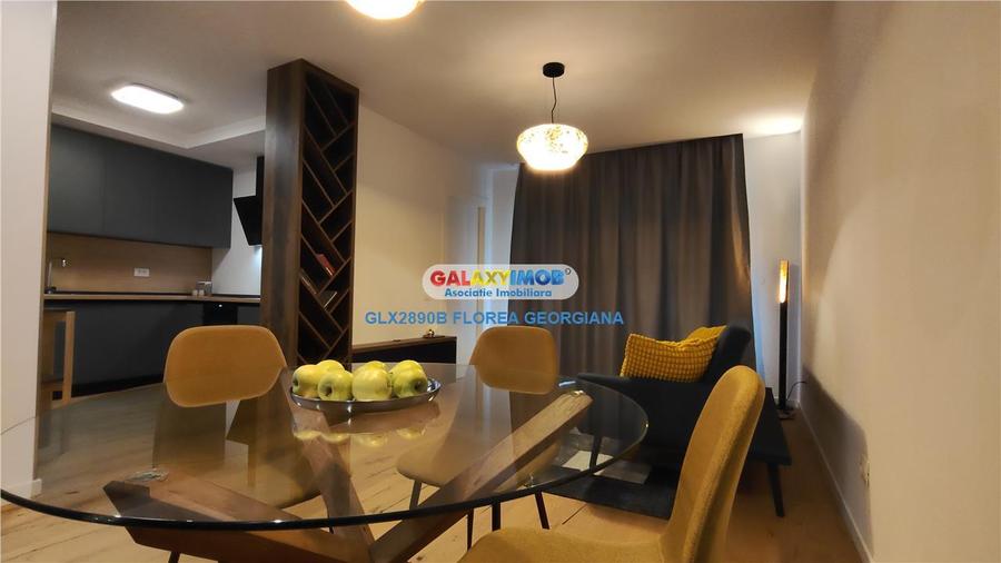 Apartament cu 2 camere semidecomandat, mobilat în Pipera