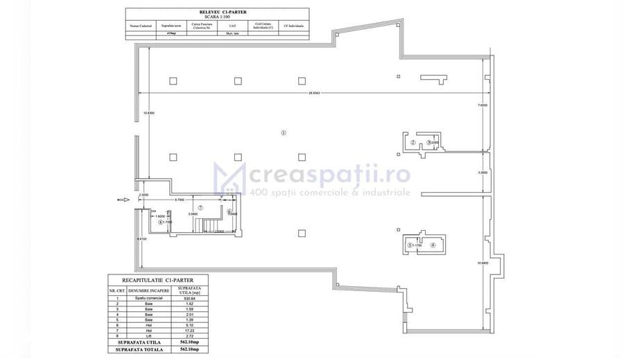 Spatiu comercial Tatarasi, langa Carrefour, 562mp - 5